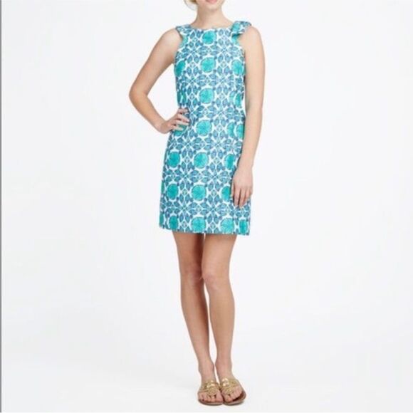 Vineyard Vines Shell Tile Dress •Size 10• - Picture 1 of 6